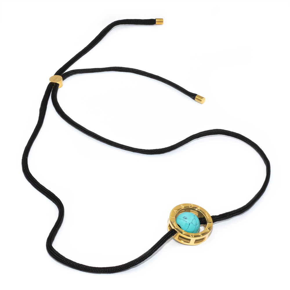 TASDA-PENDANT-Cord-necklace-black-stones-gold-A