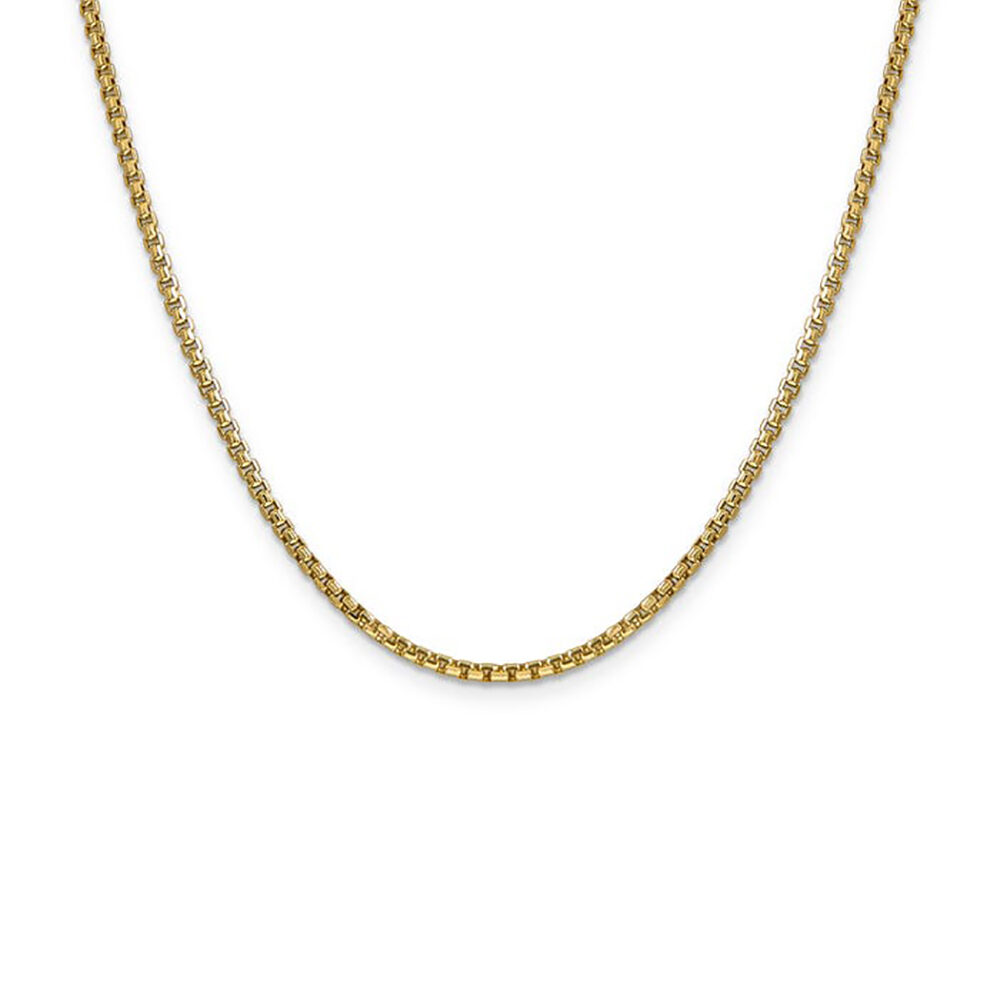 TASDA-gold chain box necklace - gold chain necklace - unisex chain necklace - stainless steel necklace - gold-plated necklace - box chain necklace