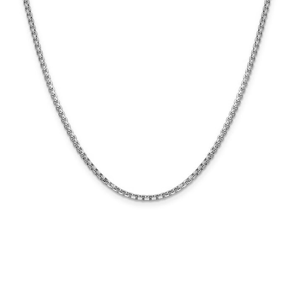 TASDA - silver chain box necklace - silver chain necklace - unisex chain necklace - stainless steel necklace - silver-necklace - box chain necklace