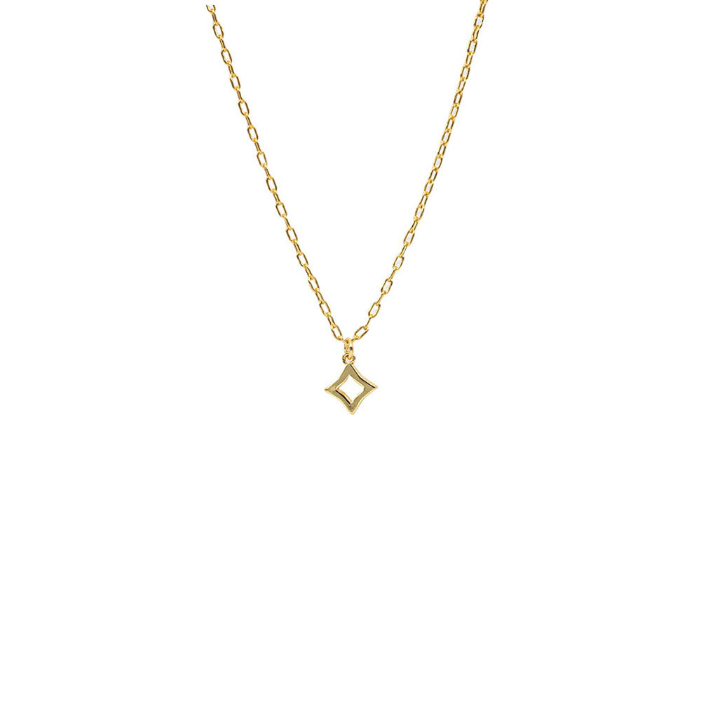 GOLD ROMBO CHAIN NECKLACE