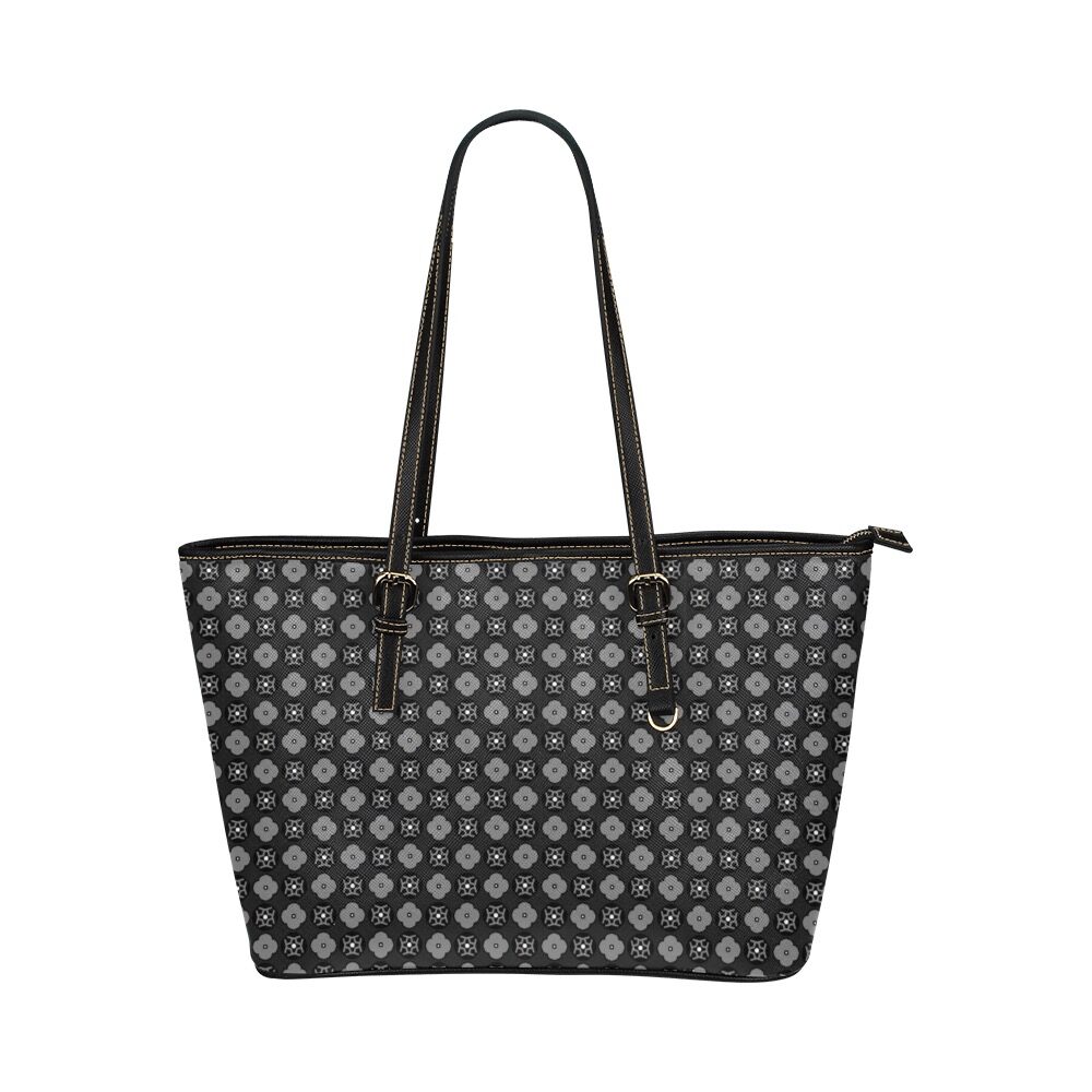 black flower - shopper bag-tasda-tasda bags