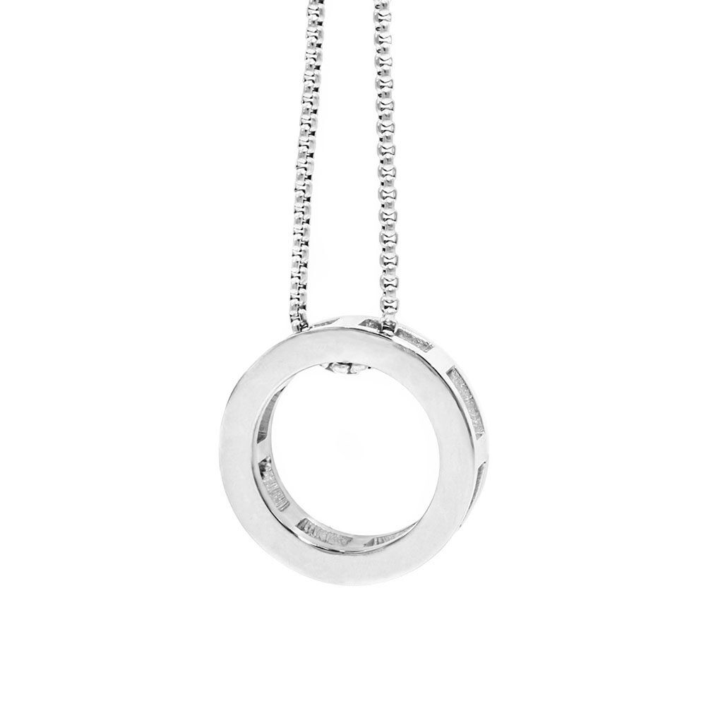 silver necklace, silver chain necklace, energy pendant necklace, circle pendant necklace, necklace, tasda, tasda jewelry