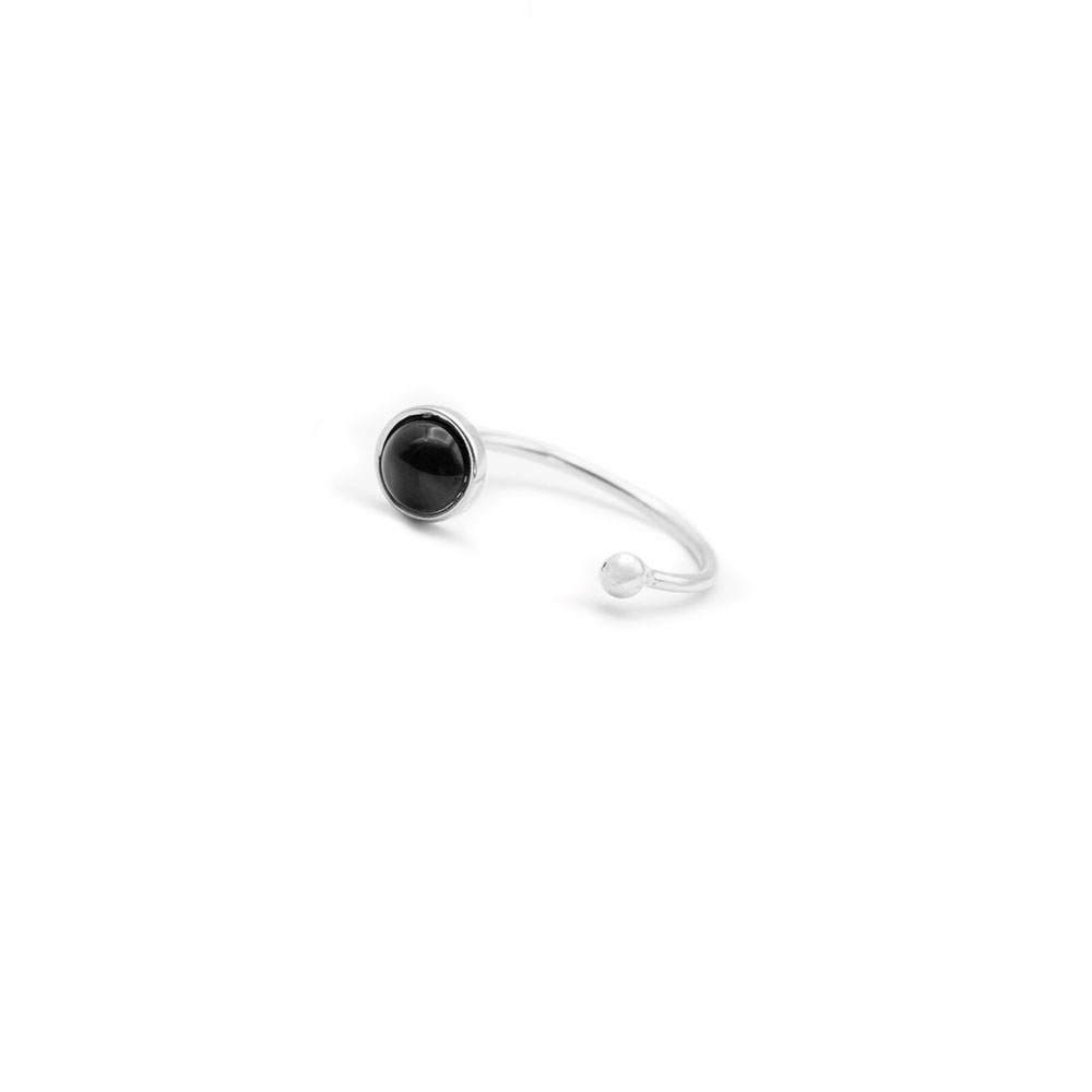 onyx open ring-tasda jewelry