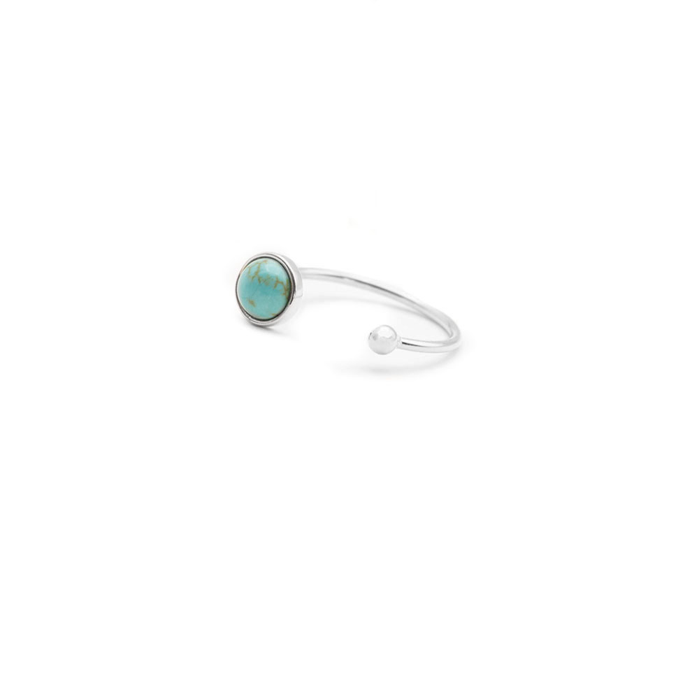 turquoise open ring-tasda jewelry